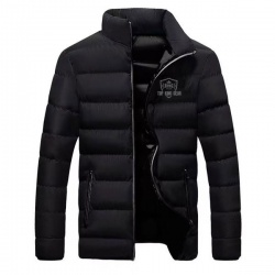 Men Quilted Winter Puffer Jacket:-