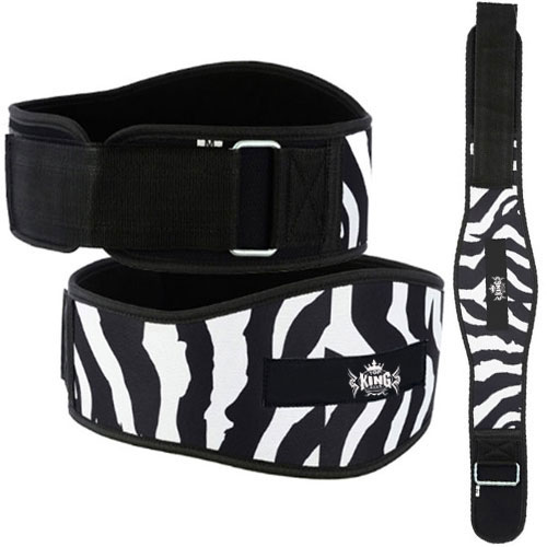 Zebra Style Men Weight Lifting Training Belt. 