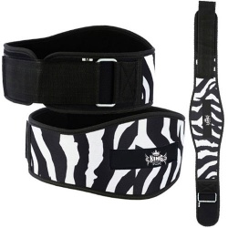 Zebra Style Men Weight Lifting Training Belt. 