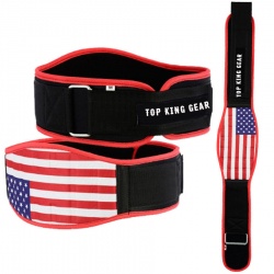 US Flag Weight Lifting Training Belt