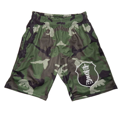 Sublimation Camouflage Poly Mesh Men Shorts 