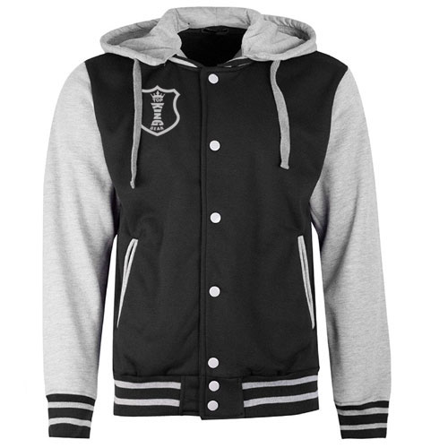 Men's Hoodie Style Baseball Varsity Jacket