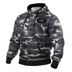 Camouflage Fleece Zip up Hoodie