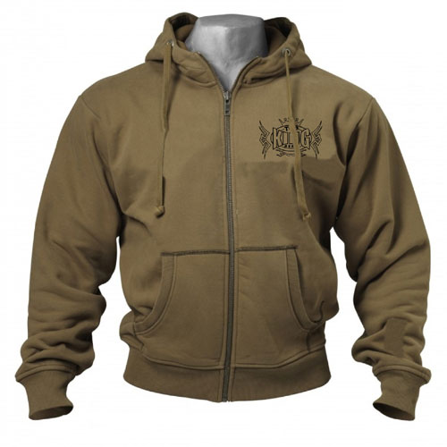 Men Fleece Zip Up Hoodie