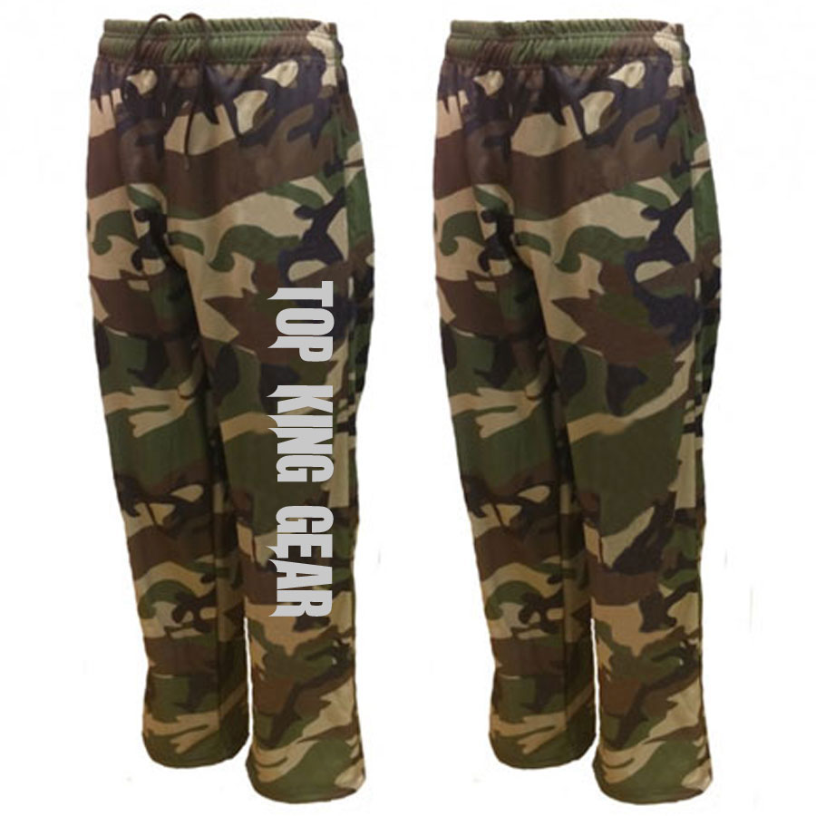 Full Sublimation Camo Mesh Gym Pant