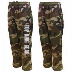 Full Sublimation Camo Mesh Gym Pant