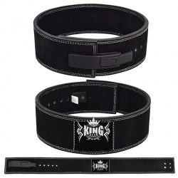 Power Lifting Leather Lever Gym Belt:-