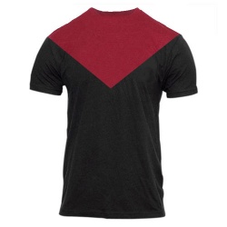 New TopKingGear Cotton Contrast V-Cut Panels T Shirt