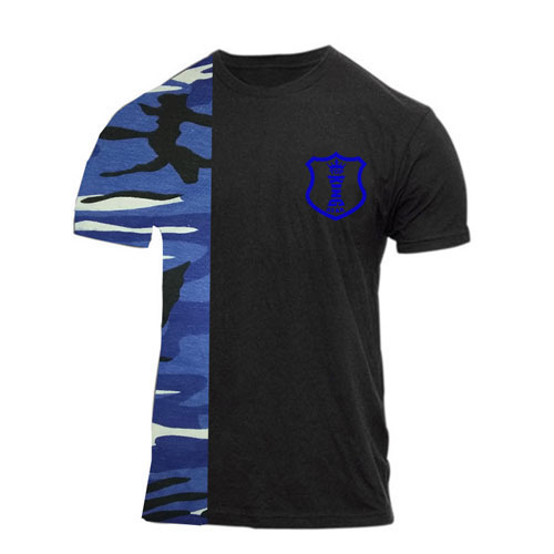  New TopKingGear Design Cotton Camouflage Side Panels T Shirt