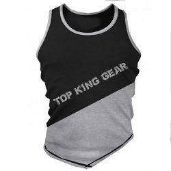 New TopKingGear Design Cross Cut Stringer/ Tank Top;-