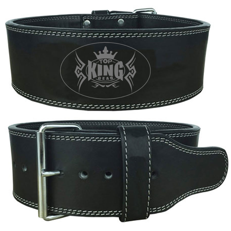 Cowhide Leather Single Prong Powerlifting  Belt:-