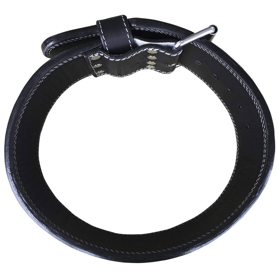 Cowhide Leather Single Prong Powerlifting  Belt:-