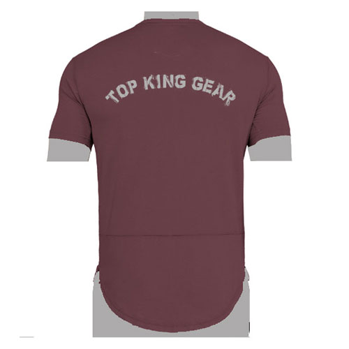 Men Scoop Bottom Cut T Shirt