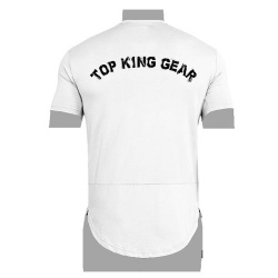 Men Scoop Bottom Cut T Shirt