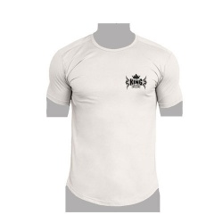 Men Scoop Bottom Cut T Shirt