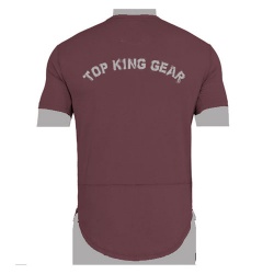 Men Scoop Bottom Cut T Shirt