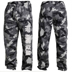  Men Grey Camouflage Mesh Pant