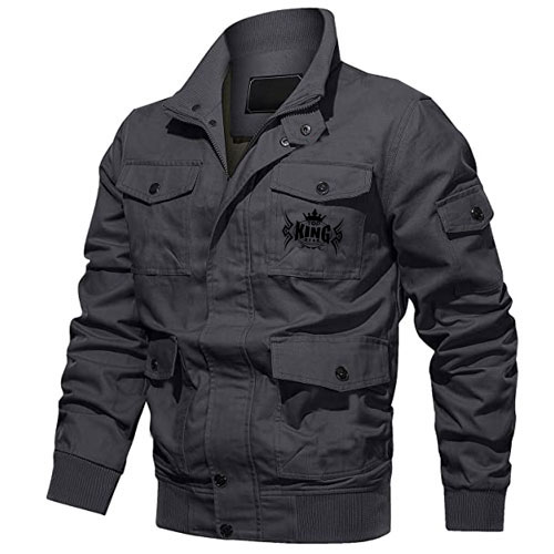 Men's Casual Denim Jean Jacket:-