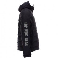 Men Hooded Bomber Jacket:-