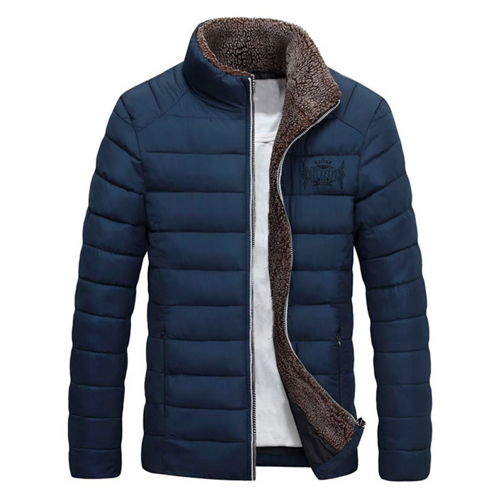Men Stand Collar Bomber Jacket:-
