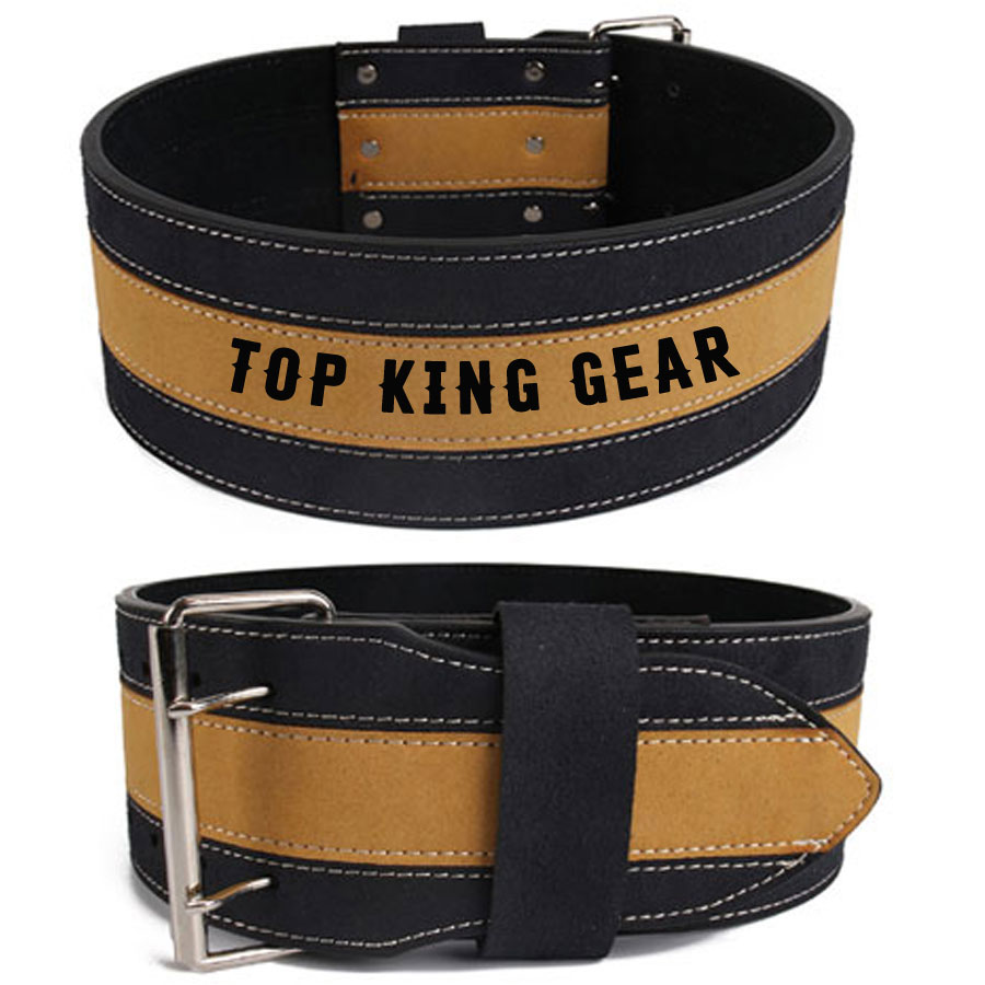 Heavy Duty Leather Power Lifting Gym Belt:-
