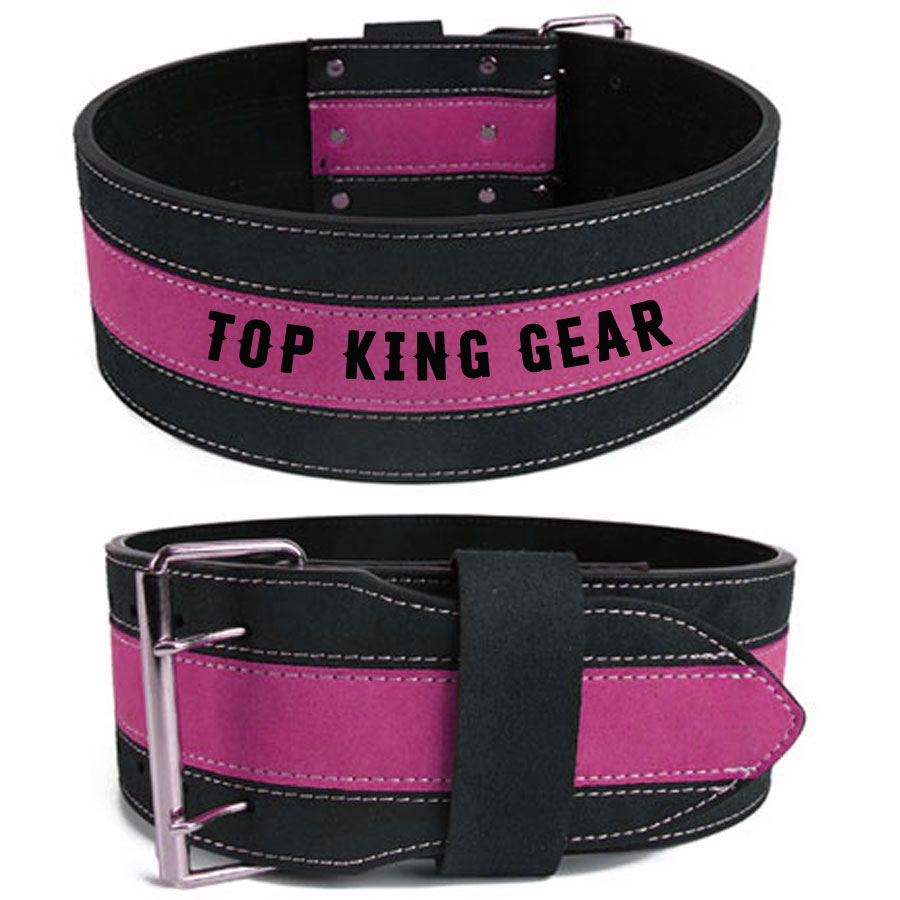 Heavy Duty Leather Power Lifting Gym Belt:-
