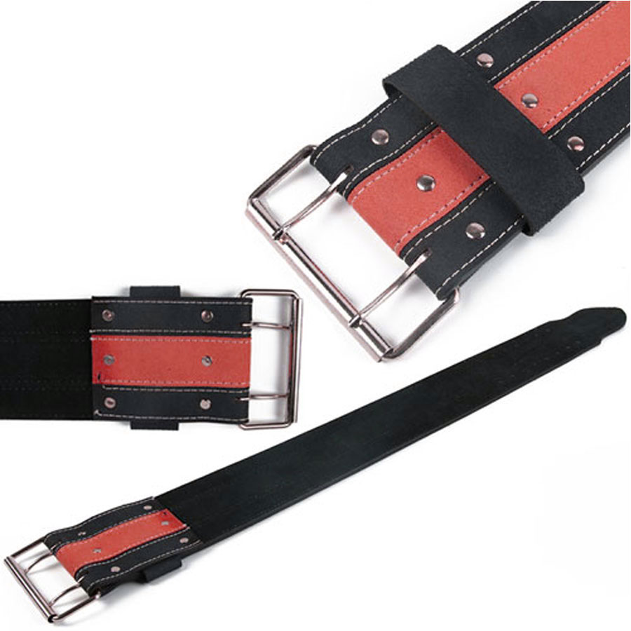 Heavy Duty Leather Power Lifting Gym Belt:-