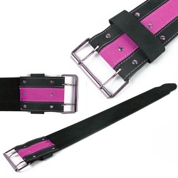 Heavy Duty Leather Power Lifting Gym Belt:-