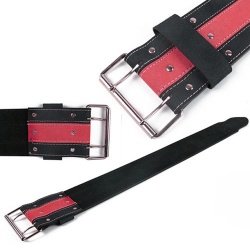 Heavy Duty Leather Power Lifting Gym Belt:-