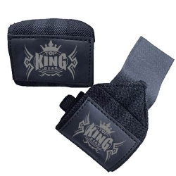  Black/ Grey Weightlifting Gym Wrist Wraps:-