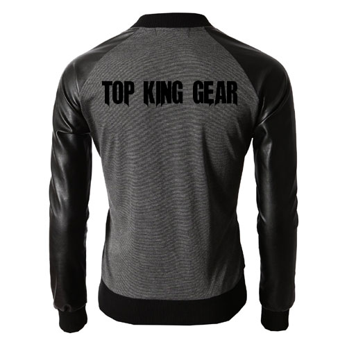 Mens Zip-up Baseball Varsity Bomber Jacket:-