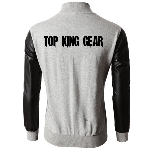 Men Varsity Bomber Jacket:-