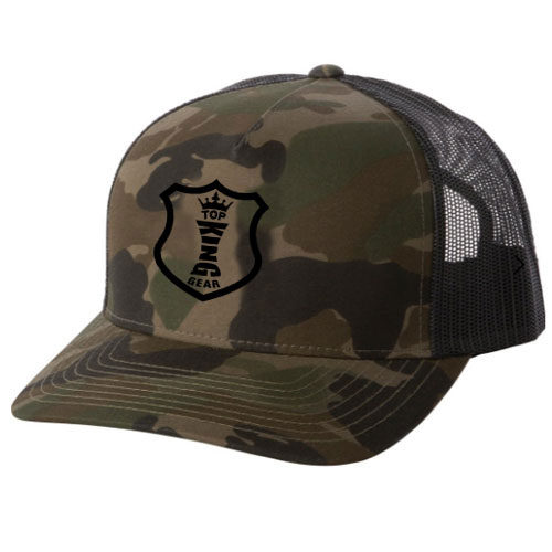 CAMOUFLAGE TRUCKER HAT:-