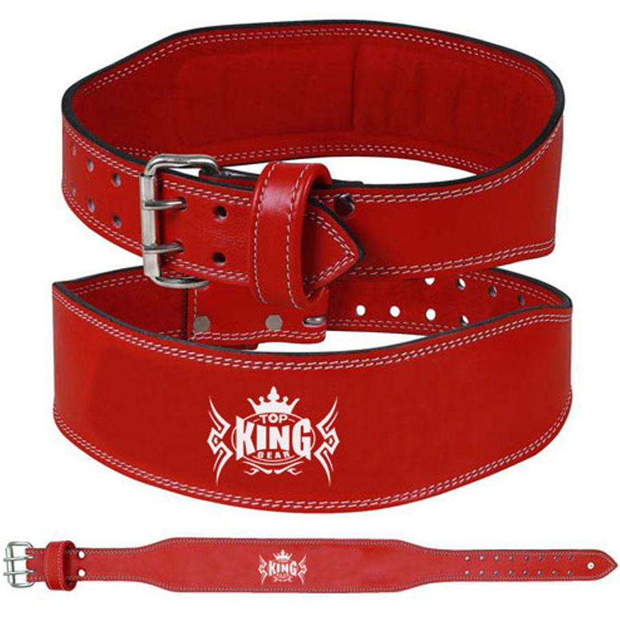 Leather Weightlifting Gym Belt:-