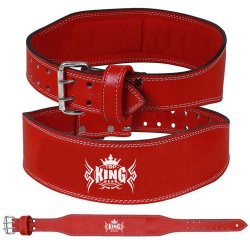 Leather Weightlifting Gym Belt:-