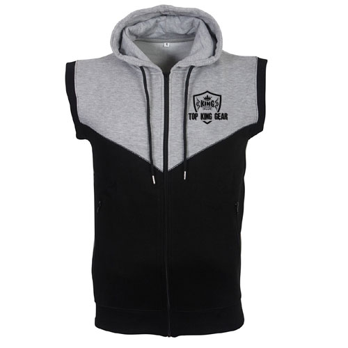 TOP KING GEAR Design Vest Hoodie:-