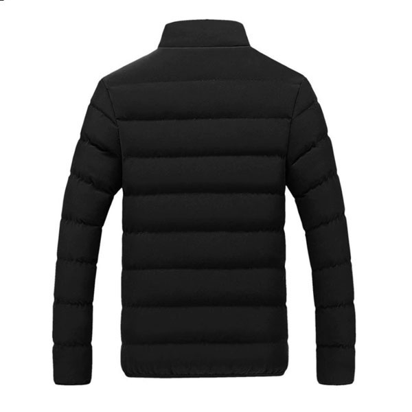 Men Quilted Winter Puffer Jacket:-