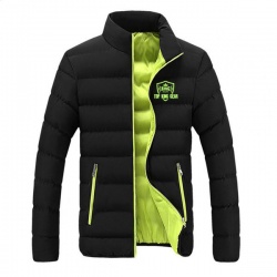 Men Quilted Winter Puffer Jacket:-