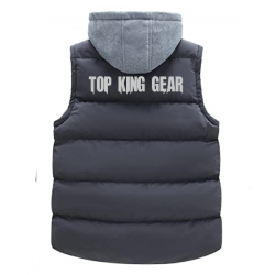 Men Quilted Winter Vest Puffer Jacket:-