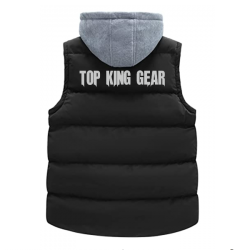 Men Quilted Winter Vest Puffer Jacket:-