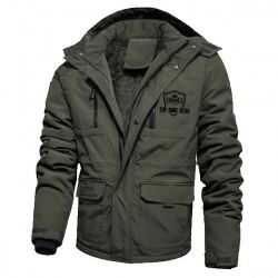 Men Multi-Pocket Cotton Denim Jean Jackets:-