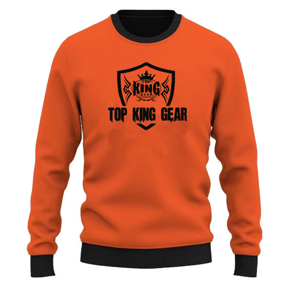 MEN CONTRAST COLOR RIB SWEATSHIRTS