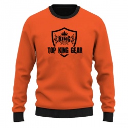 MEN CONTRAST COLOR RIB SWEATSHIRTS