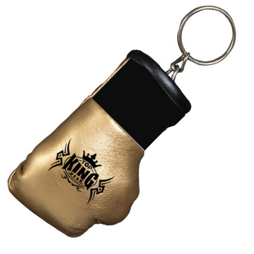 Gold Boxing Glove Keychain