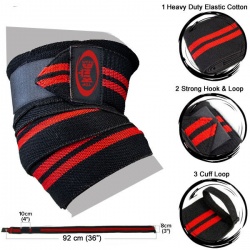HIGH QUALITY WEIGHTLIFTING ELBOW WRAPS