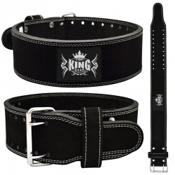 Weight Lifting Nubuck Leather Power Belt