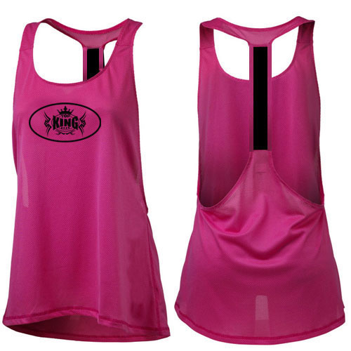 WOMEN POLY MESH GYM TANK TOP