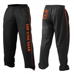 Men Contrast Sides Tapings Mesh Pant:-