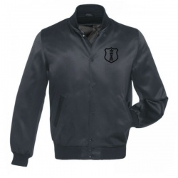 Premium Satin Varsity Bomber Jacket:-