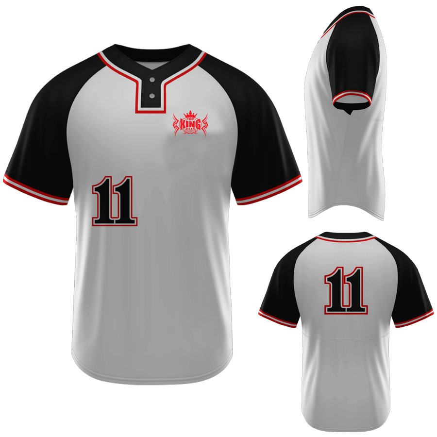 2 Button BASEBALL JERSEY:-